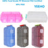Pill Case (5 Pack) Portable Small Tablet Container Box with 10 Compartments for Travel, Pocket Organizer