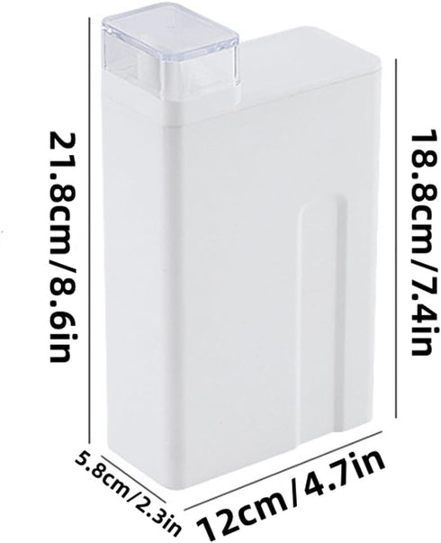 Laundry Detergent Dispenser - Large Pump Bottle, 32oz/1Liter, Suitable for Soap, Beads, Washing Powder, White