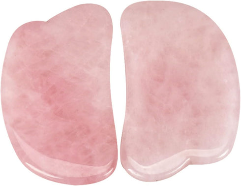 MObyat 1Pcs Guasha Massage Stone Rectangle Shape from Quartz Face Skin Care Mat Neck Back Head