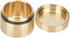 Keenso Brass Case, Sealed Brass Container Box, Copper Fob Holder Round Box, Dustproof Moisture-Proof Dry (S)
