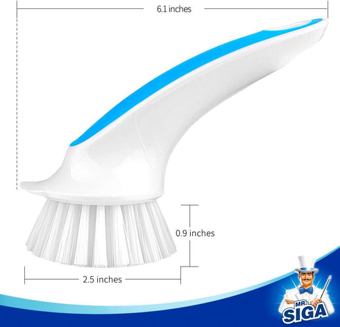 Pack 2 MR.SIGA Pot and Pan Cleaning Brush