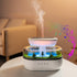 hwnguJ Upgrade Raindrop Humidifier Essential Oil Diffuser with Natural White Noise and Landscape