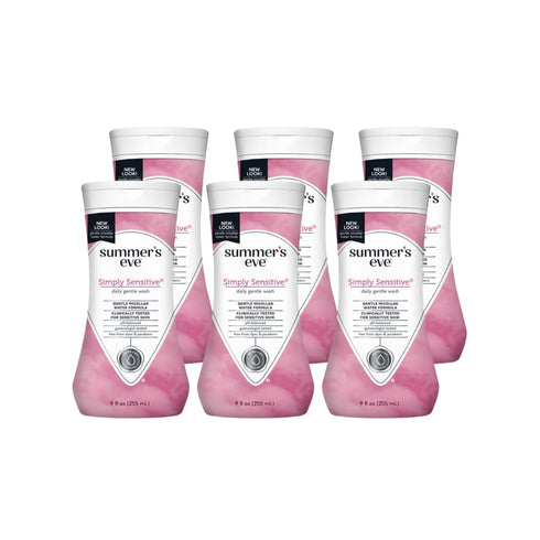 Summer's Eve Simply Sensitive Daily Gentle Feminine Wash, Removes Odor, pH balanced,