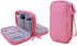 Double Layer Diabetic Supplies Storage Bag, Organizer for Glucose Meter, Insulin Pen, Test Strips, and More (Pink)