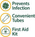 Globe (3 Pack) 1oz Triple Antibiotic Ointment - First Aid Ointment for Minor Scratches and Wounds