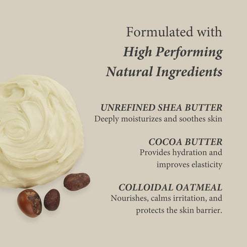 Shea Radiance P.U.R.E. Whipped Shea Butter with Colloidal Oatmeal, Unscented, 7 oz