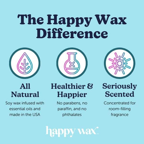 Happy Wax Watermelon Mojito Scented Bear Wax Melts - Natural Strong Scented Summer Wax Melts