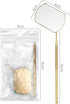 Lash Mirror for Eyelash Extensions - Stainless Steel Makeup Tool for False Lashes & Adhesives - Professional Supplies