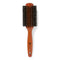 Ion Golden Wood Boar Bristle Round Brush, Large, for Salon Blowout