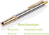 Painless Lancing Device Blood Lancet Pen - Sterile Gold Plated Third Generation with +50pcs 23G Needles