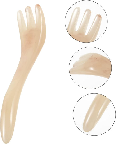 Healifty Resin Three Claw Head Massager Comb for Hair Growth and Headache Relief Static Scalp Massage Tool for Women
