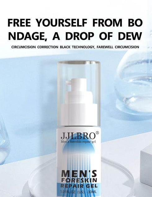 JJLBRO Men's Foreskin Repair Gel - Extra Power Strength Men Enlargement Essential Cream - Men's Strengthening Massage