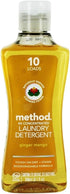 Method Laundry Detergent, 4x Concentrated, Tough On Dirt + Stains, Ginger Mango - 8.1 fl. oz.