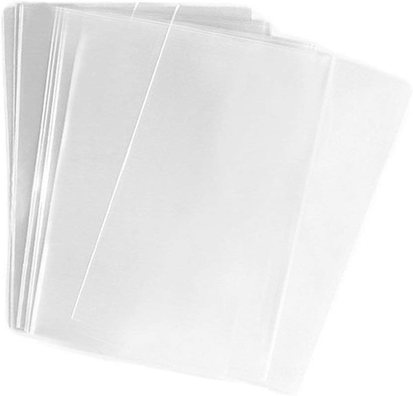FgfAk 200 Pcs 4x6 Inches Clear Flat Cello/Cellophane Treat Bags for Pastry, Bakery, Cookie, Candy
