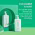 Native Shampoo and Conditioner Set | 16.5 fl oz each, Cucumber & Mint, Sulfate & Dye Free, All Hair Types, 2 Pack