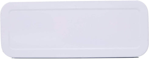 StuffIncase Single Mini Pencil Box, White for Pencil, Makeup, Jewelry, Gift, Candy, or Birthday Favor