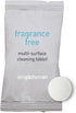 simplehuman Multi-Surface Cleaning Tablets, Fragrance Free, 12 Tablets