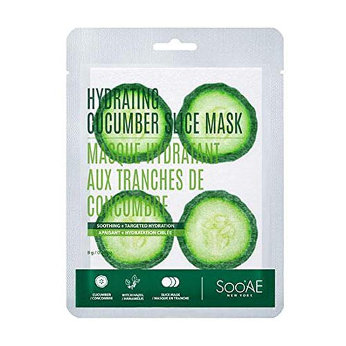 Soo'AE Hydrating Cucumber Slice Mask - 1 Count for Targeted Skincare