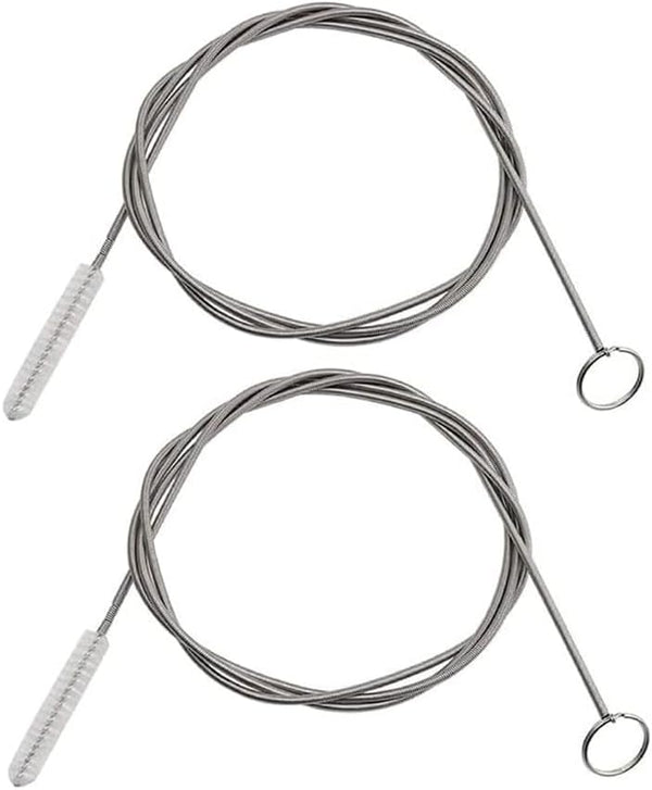 Extra Long 155CM Pipe Tube Cleaner, Flexible Drain Brush, 3pcs Skinny Tube Spiral Cleaning Brush