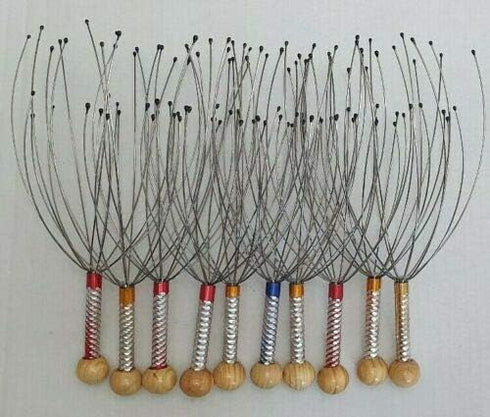 Head Scalp 10 Scalp Head Neck Scratcher Massager Stress Releif Tool Acupressure Therapy