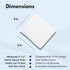 Dealmed 2’’ x 2’’ Sterile Gauze Pads, 100 Count, Disposable and Individually Wrapped for First Aid