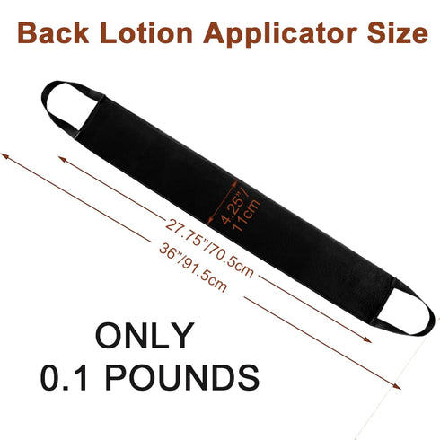 Tanning Back Lotion Applicators - Easy Apply Lotion to Back, Non-Absorbent Band, Works with Self Tanning Mitt