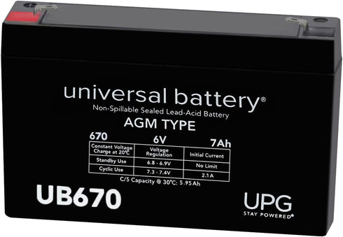 6V 7Ah SLA Battery for Huffy BMW X6 Ride On Toy Car Model # 17034