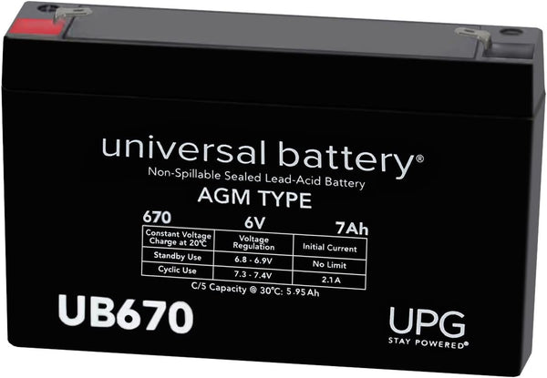 6V 7Ah SLA Battery for Huffy BMW X6 Ride On Toy Car Model # 17034