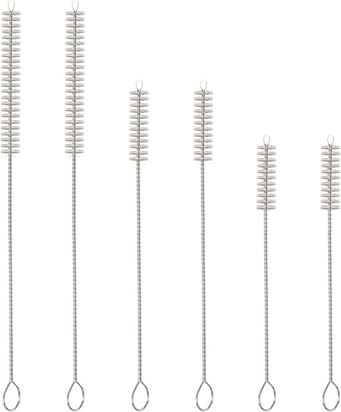 6-Piece Straw Cleaner Brush Set, Extra Long Cleaning Brushes for Stanley Tumbler, Sippy Cup, Water Bottle, and Straws