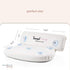 TranquilBeauty Bath Pillow, White PVC, Pain Relief, 7 Suction Cups, Ergonomic Head & Back Support