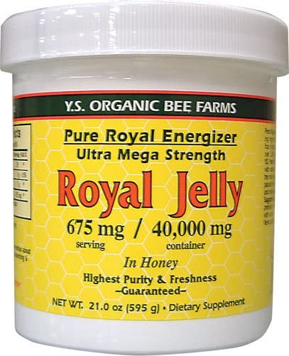 YS Eco Bee Farms 21 oz YS Royal Jelly/Honey Bee - Royal Jelly In Honey Ultra Strength, gel