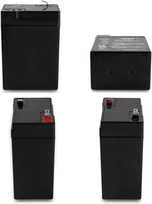 Casil 6V 5Ah Battery AGM SLA Rechargeable Battery Replaces 6V 4.5Ah for Ride on Toys, Emergency Lights