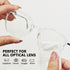 OHOO 200 Count Lens Wipes for Eyeglasses Individually Wrapped Pre-Moistened Wipes Cleaner for Glasses Screens Camera