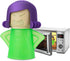 Angry Mama Microwave Cleaner - Steam Cleaner for Kitchens with Vinegar and Water (Green)