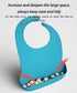 HADEWEITE 2 pieces adult bib Large silicone adult bibs with crumb catcher, adjustable waterproof clothes protector