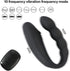 GURIDO 10 Double-Head Vibrator Clitoral Stimulator with Vibration Modes, Vibrating Double-Ended Anal Bead Butt