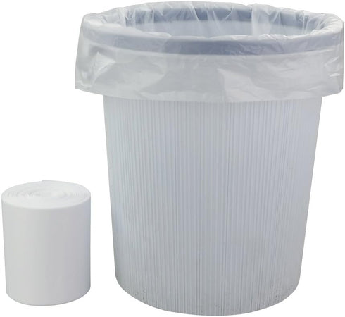 115 Counts 5 Gallon Trash Bags, White
