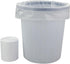 115 Counts 5 Gallon Trash Bags, White