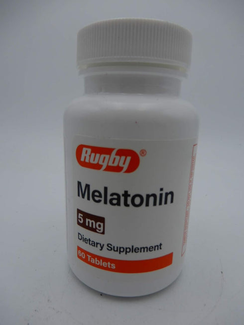 Rugby Melatonin 5mg - 90 Tablets for Sleep Support