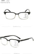 Progressive Multifocus Reading Glasses for Women and Men, Blue Light Blocking, Grey, 2.5X