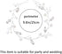 Jakawin Bride Pearl Wedding Hair Vine, Rhinestone Hair Piece, Crystal Bridal Accessories for Women HV192