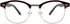 Cyxus Retro Semi Rimless Blue Light Glasses for Men, Clear Gaming Glasses, Anti Harmful Blue Light