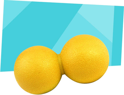 Peanut Massage Ball for Myofascial Release and Foot Relief Odorless Double Lacrosse Body Massager for Tight Muscles