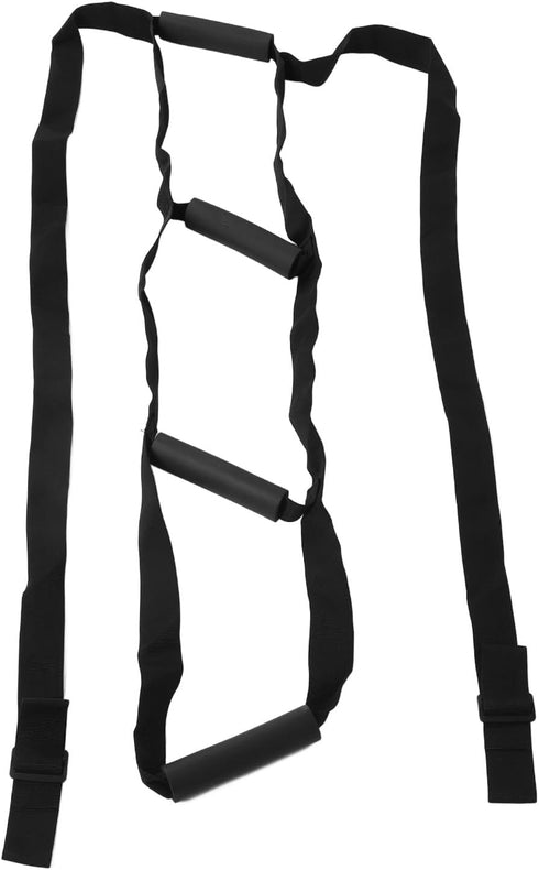 Sunicon Adjustable Standing Aid Strap, Pull Up Aid Belt Traction Strap with Grips