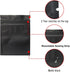 200 Pack Smell Proof Bags, 3 x 4 Inch Resealable Mylar Bags, Foil Pouch Bag, Matte Black