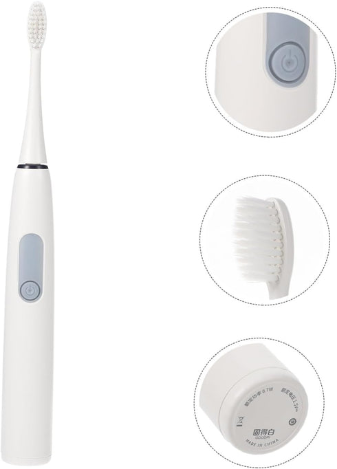 Set Holibanna Travel Toothbrush Electric Waterproof Gentle Stimulation Oral Care Toothbrush Easy to Carry