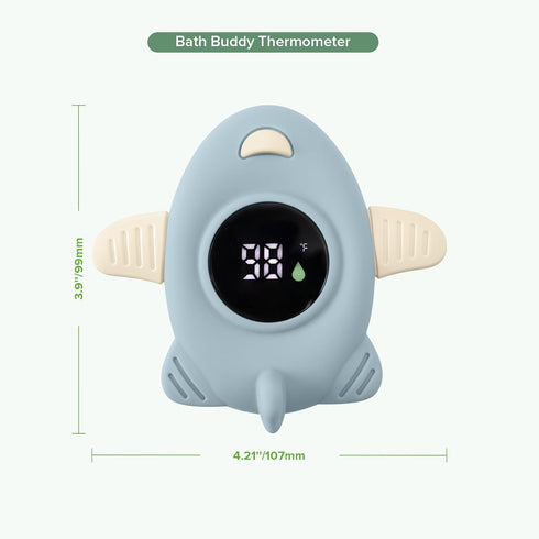 Haakaa Silicone Baby Bath Thermometer Water Temperature Thermometer for Baby Safety, Floating Infant Bath tub Temp