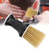 Neck Duster, Soft Hair Neck Duster for Hairdressing Powder Storage, Cleaning Brush for Haircut (Black)