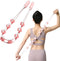 Xemz Manual Back Massage Roller Rope, Handheld Massage Ball Roller Anti Cellulite Massage