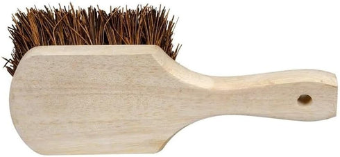 Soro Essentials 8 - Wok Pot Brush with Palmyra Bristles and Wooden Handle- Wok Brush Kitchen Cleaning Brush Pot Scraper